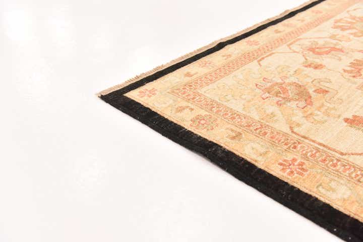 8' 11 x 12' 7 Hand Knotted Peshawar Ziegler Rug
