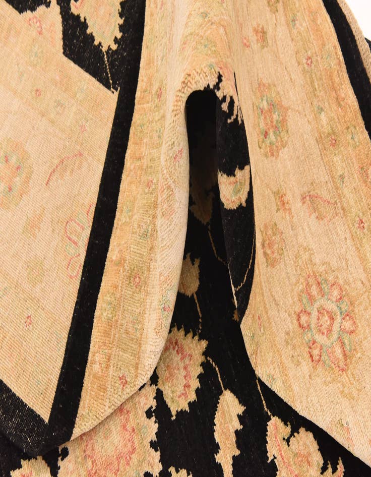 Detail image of 8' 4 x 10'  Hand Knotted Peshawar Ziegler Rug