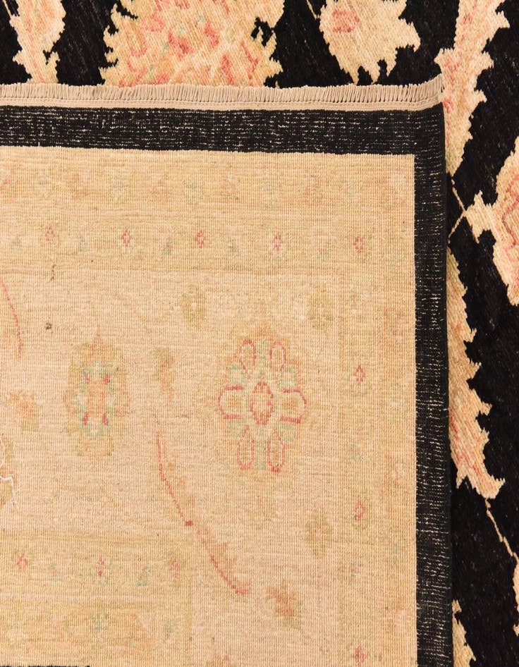 Detail image of 8' 4 x 10'  Hand Knotted Peshawar Ziegler Rug