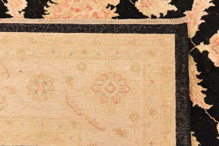 8' 4 x 10' Hand Knotted Peshawar Ziegler Rug