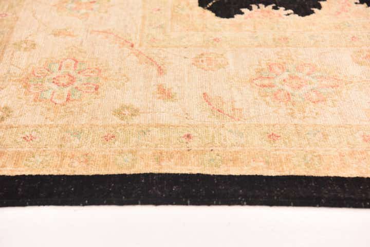 8' 4 x 10' Hand Knotted Peshawar Ziegler Rug