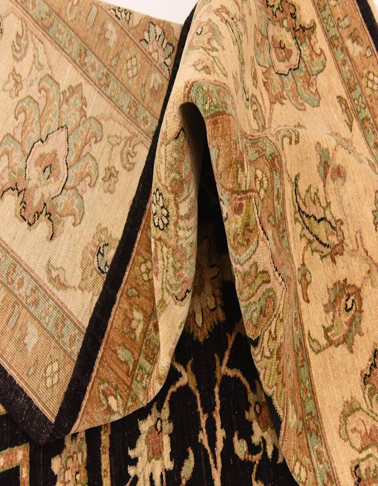 Detail image of 10' 3 x 13' 8  Hand Knotted Peshawar Ziegler Rug