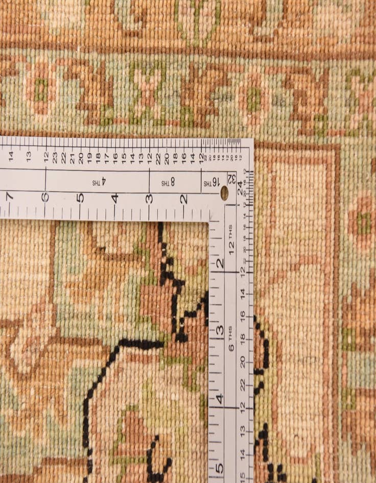 Detail image of 10' 3 x 13' 8  Hand Knotted Peshawar Ziegler Rug