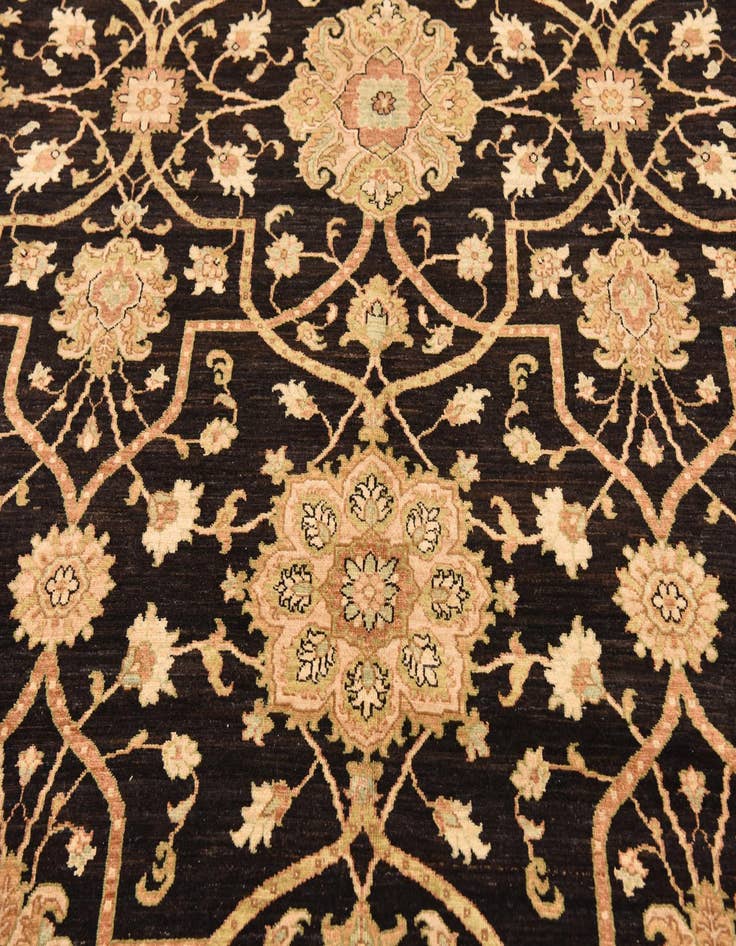 Detail image of 10' 3 x 13' 8  Hand Knotted Peshawar Ziegler Rug