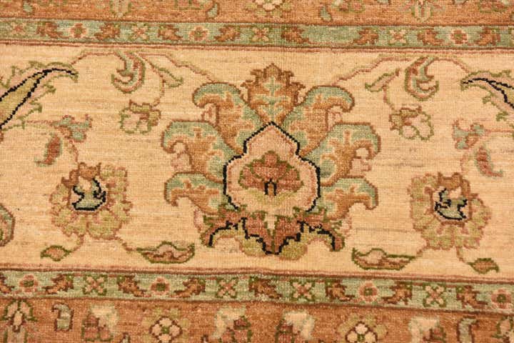 10' 3 x 13' 8 Hand Knotted Peshawar Ziegler Rug