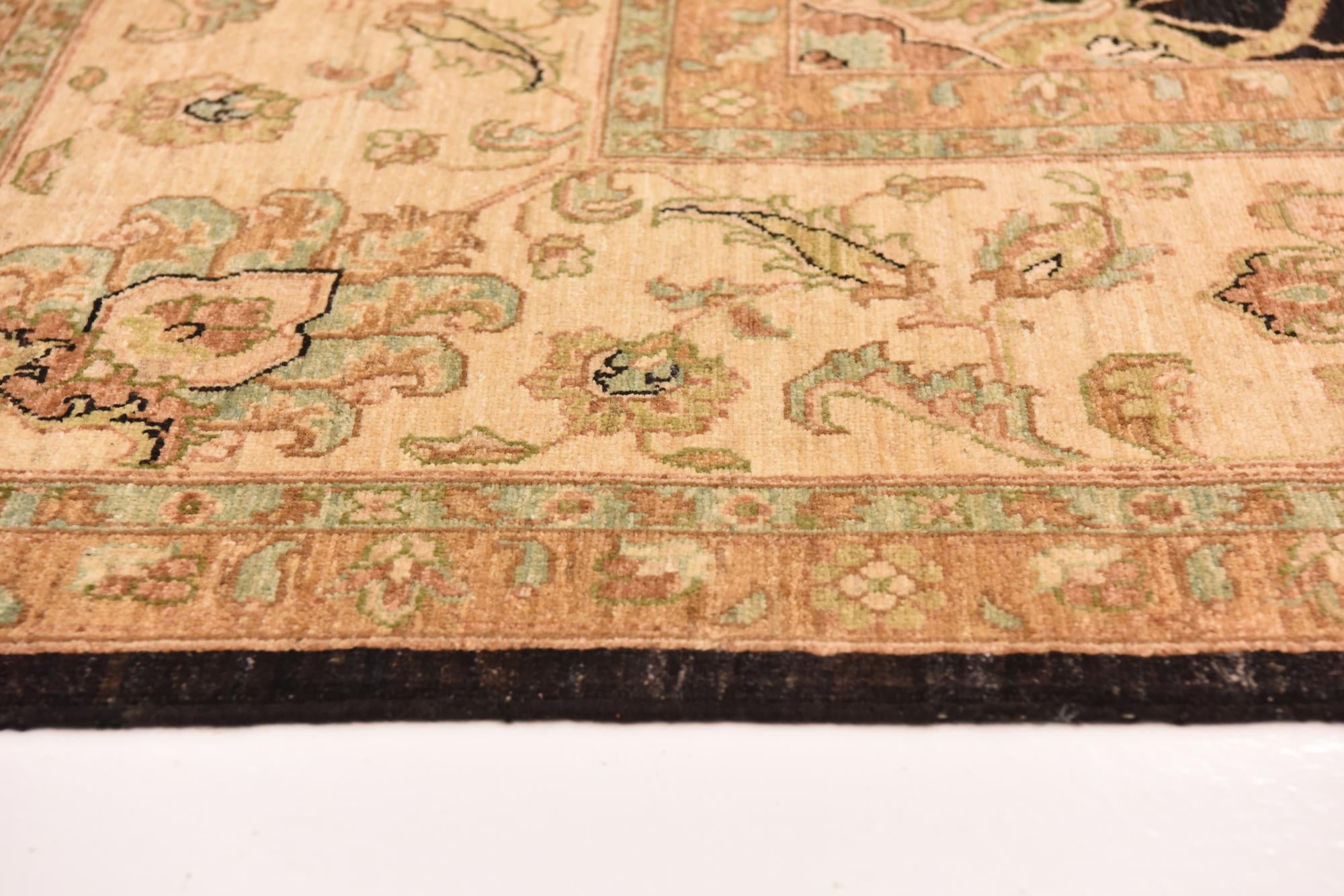 10' 3 x 13' 8 Hand Knotted Peshawar Ziegler Rug
