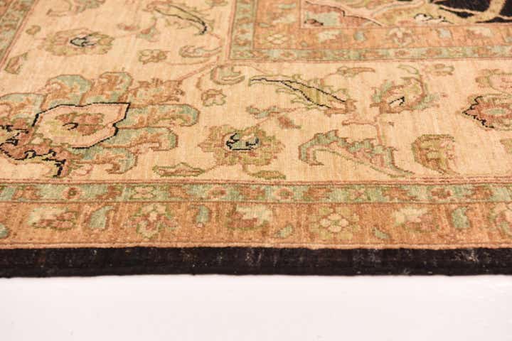 10' 3 x 13' 8 Hand Knotted Peshawar Ziegler Rug