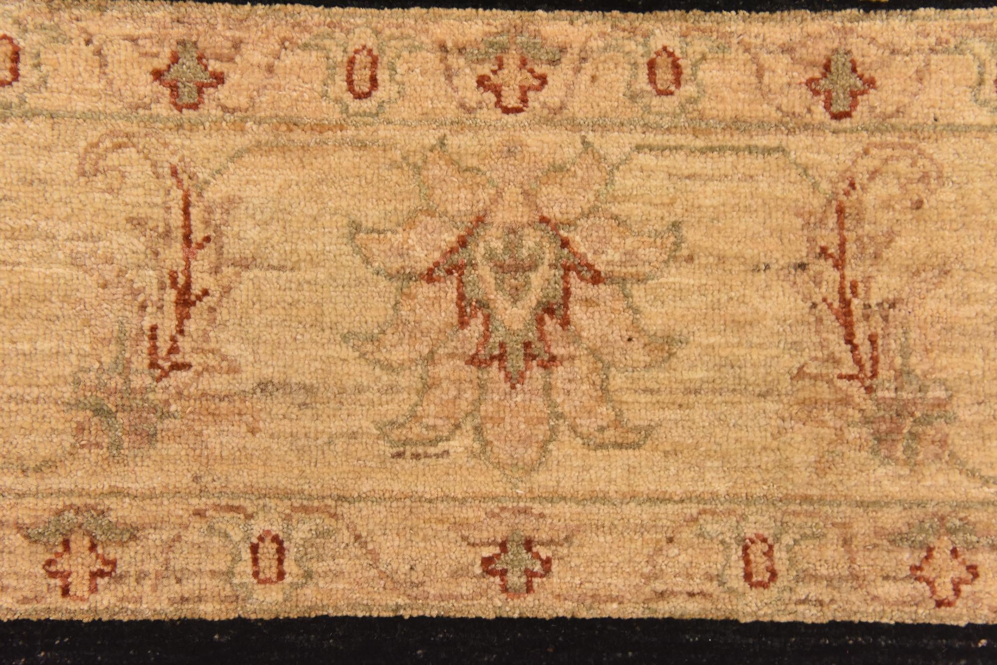 5' 8 x 8' 7 Hand Knotted Peshawar Ziegler Rug