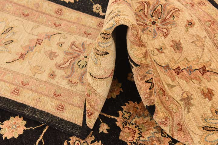 8' 2 x 9' 10 Hand Knotted Peshawar Ziegler Rug