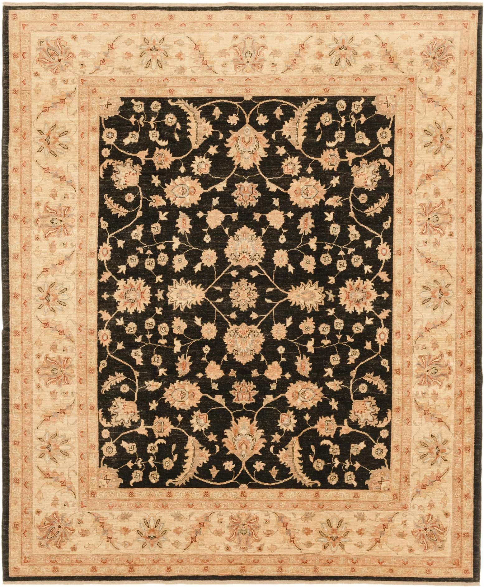 8' 2 x 9' 10 Hand Knotted Peshawar Ziegler Rug