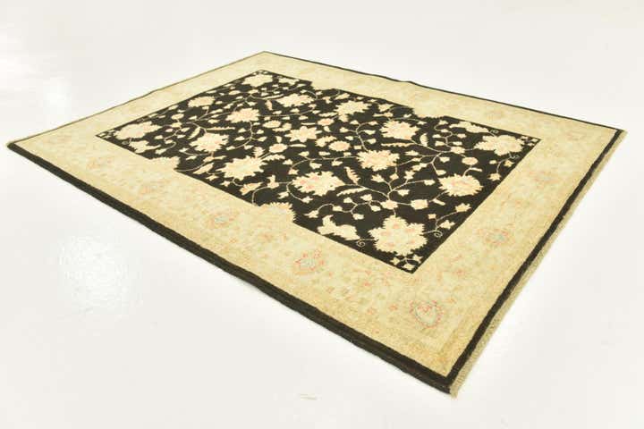 4' 2 x 5' 5 Hand Knotted Peshawar Ziegler Rug