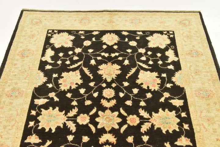 4' 2 x 5' 5 Hand Knotted Peshawar Ziegler Rug