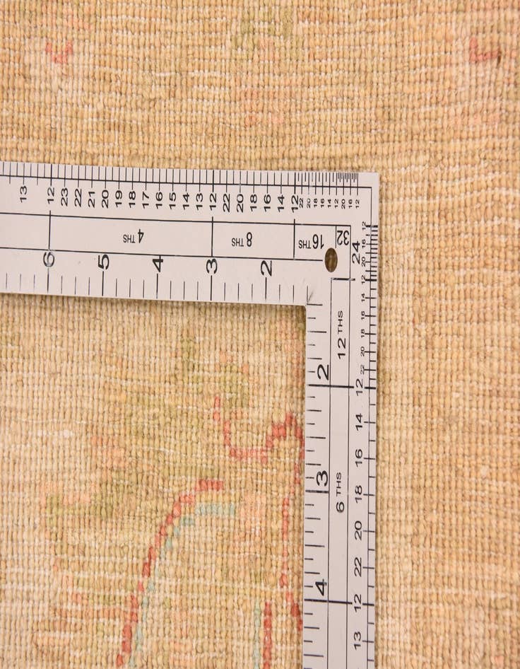 Detail image of 6' 7 x 9' 10  Hand Knotted Peshawar Ziegler Rug