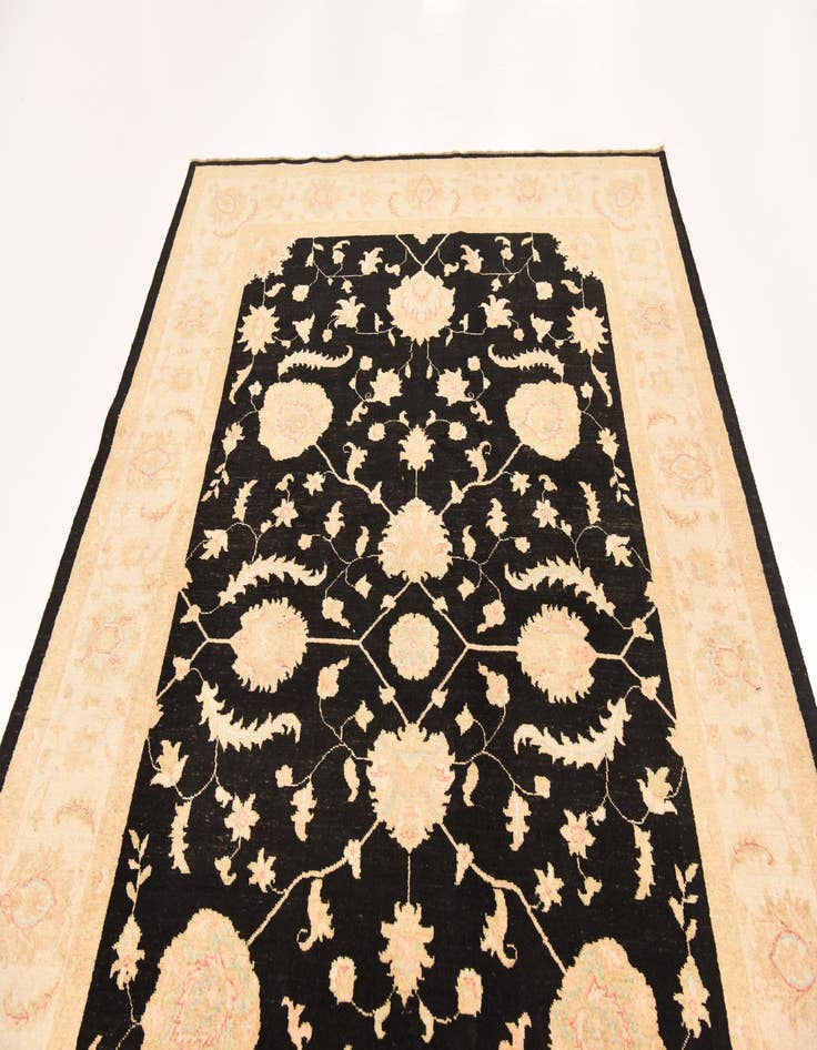 Detail image of 6' 7 x 9' 10  Hand Knotted Peshawar Ziegler Rug