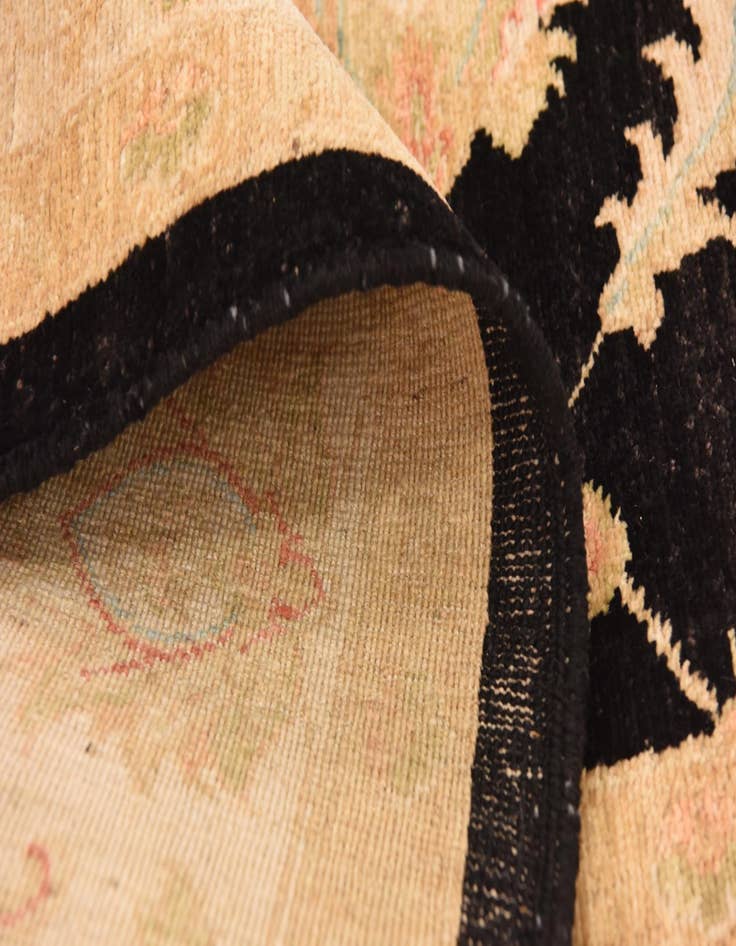 Detail image of 6' 7 x 9' 10  Hand Knotted Peshawar Ziegler Rug