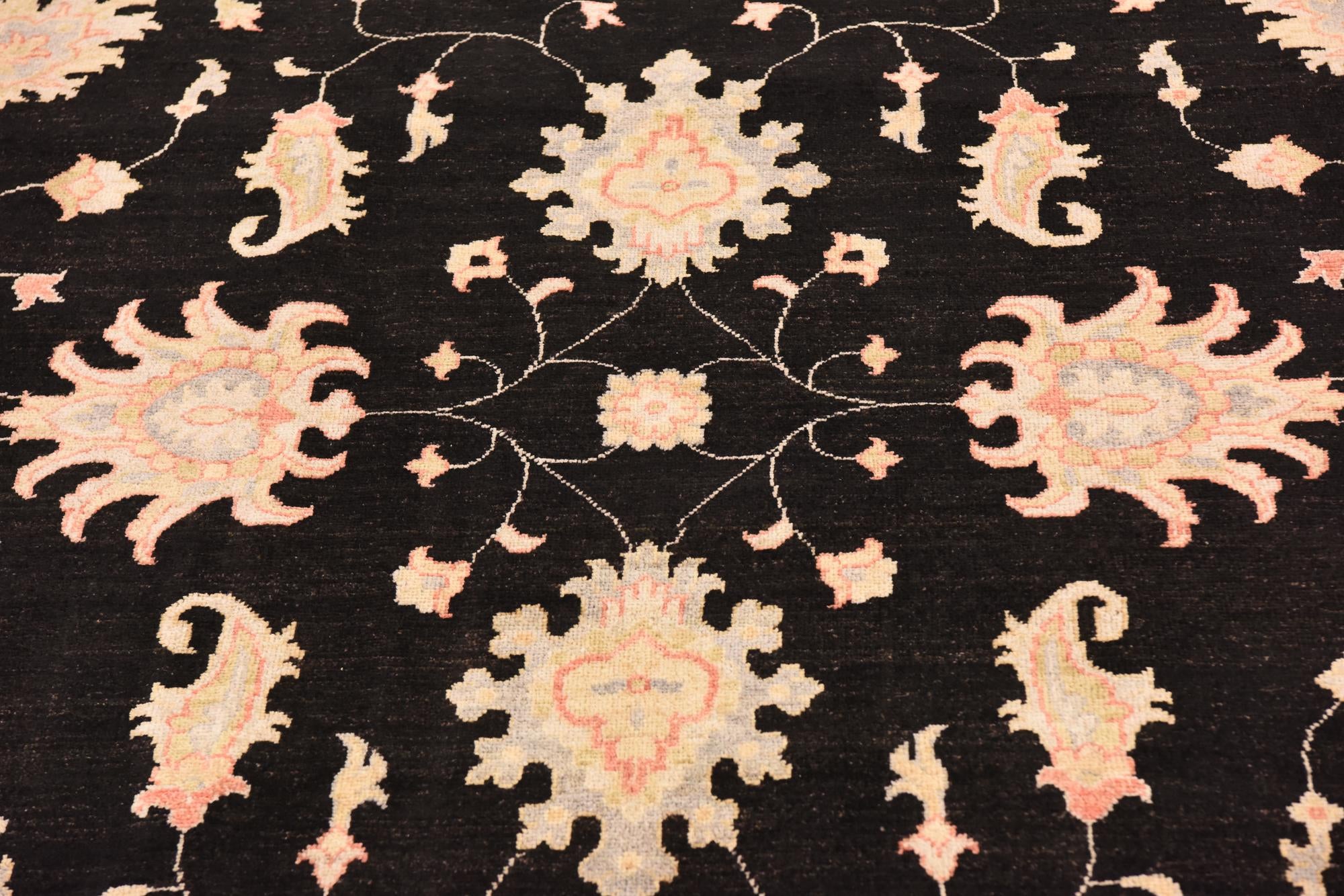 6' 10 x 9' 9 Hand Knotted Peshawar Ziegler Rug