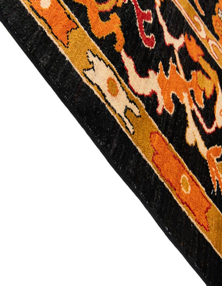 Detail image of 7' 10 x 9' 3 Hand Knotted Peshawar Ziegler Rug