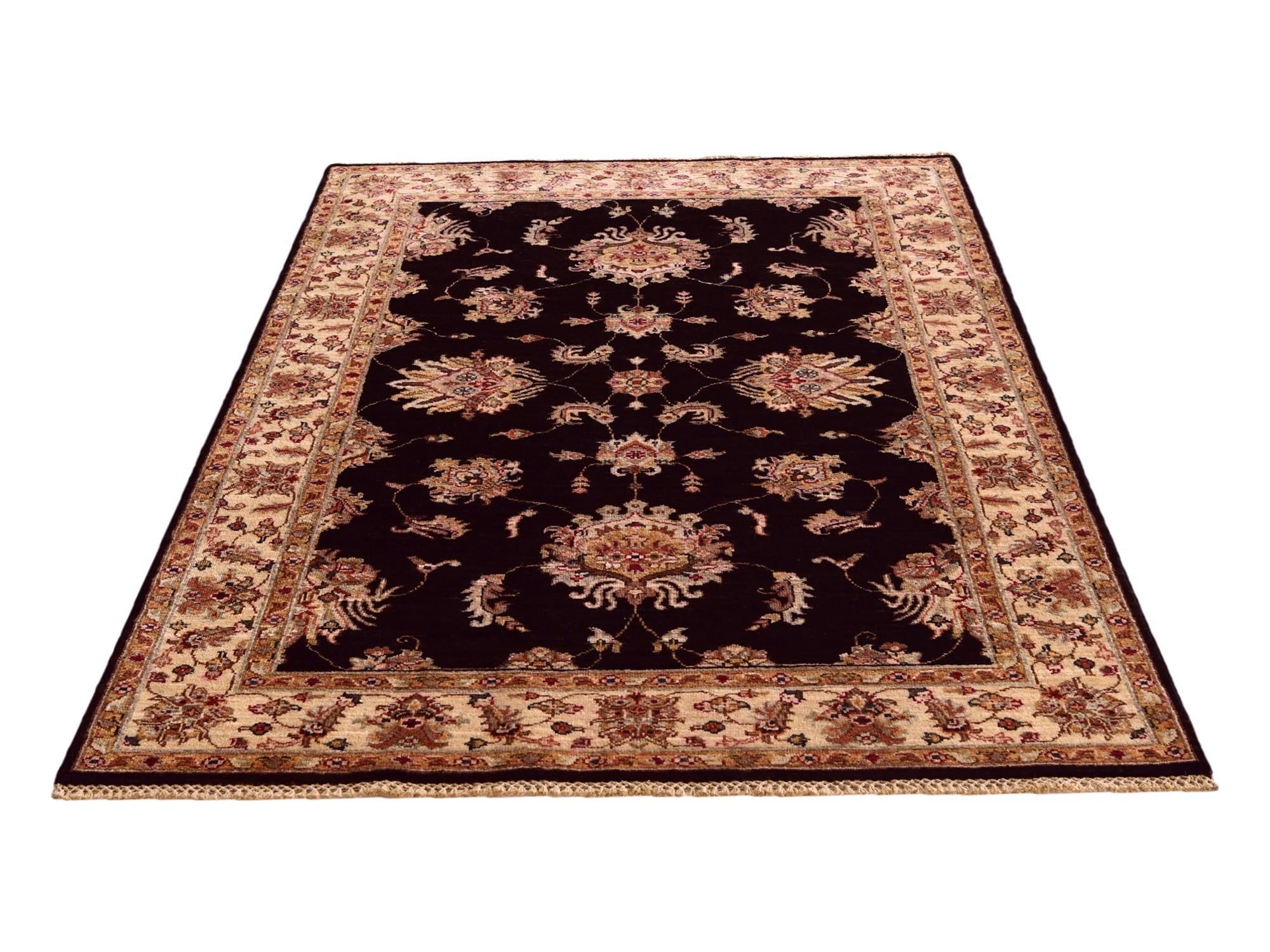 4' x 6' 2 Hand Knotted Peshawar Ziegler Rug
