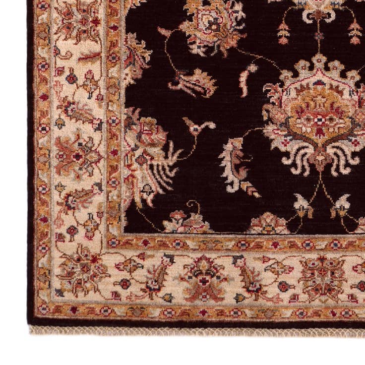 Detail image of 4' x 6' 2 Hand Knotted Peshawar Ziegler Rug