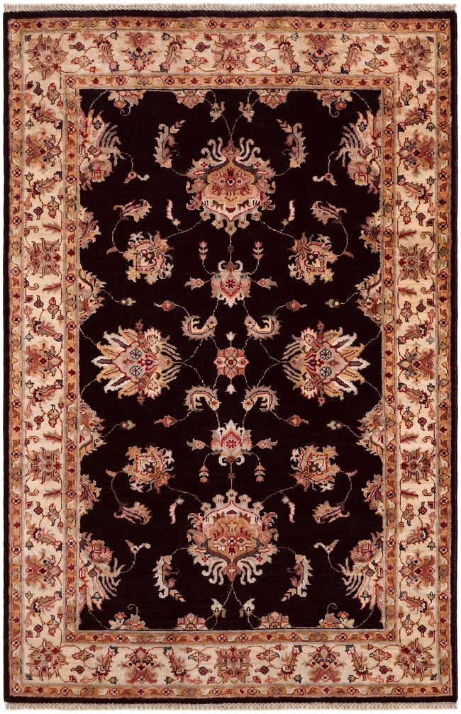 4' x 6' 2 Hand Knotted Peshawar Ziegler Rug