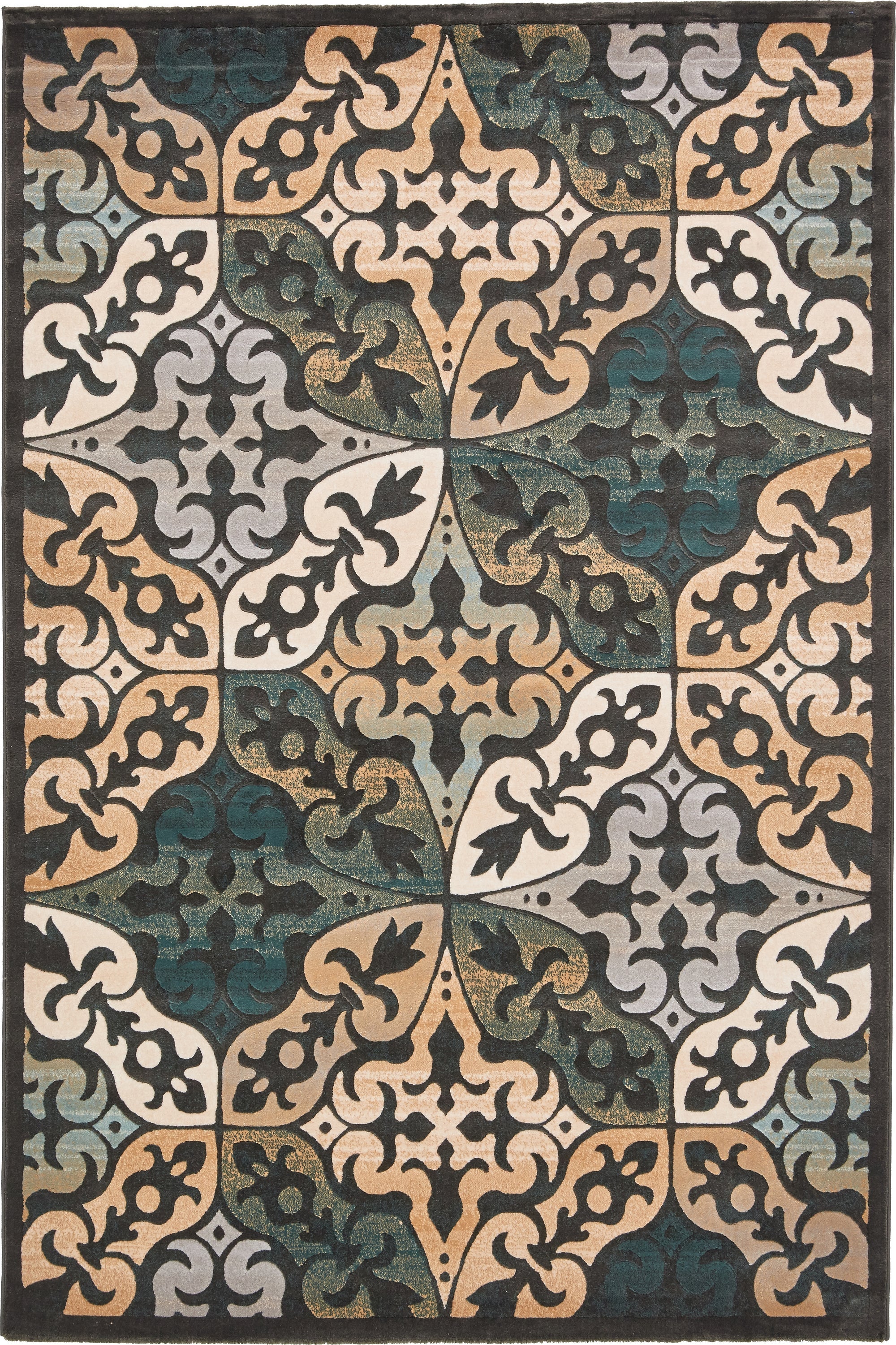 6' 7 x 9' 10 Reproduction Gabbeh Rug