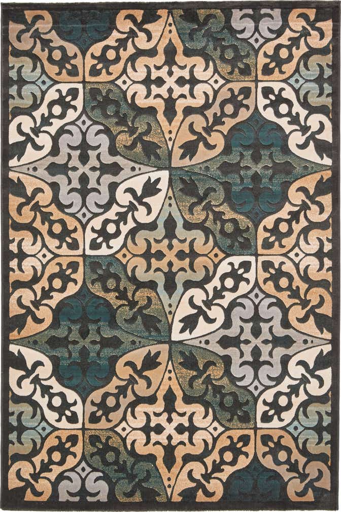 6' 7 x 9' 10 Reproduction Gabbeh Rug