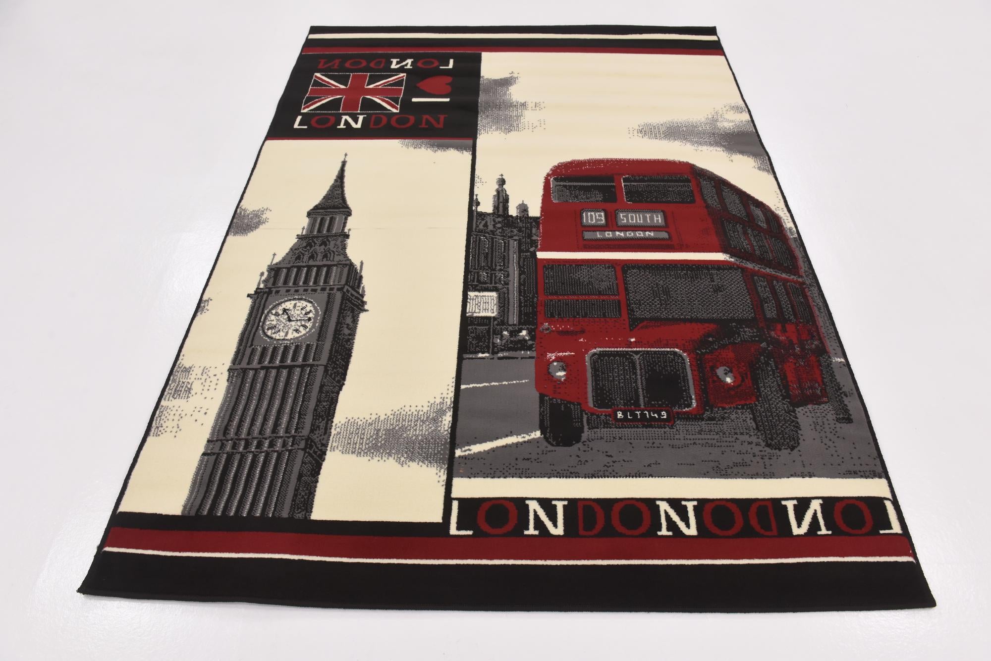 5' 3 x 7' 4 Reproduction Gabbeh Rug