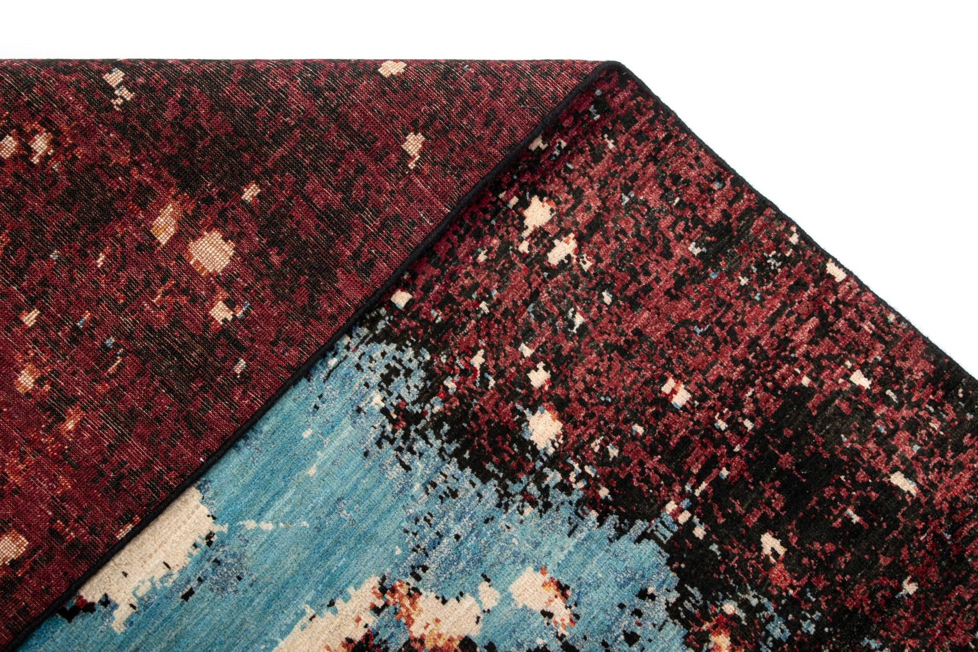 6' 7 x 9' 7 Rubin Wool Rug