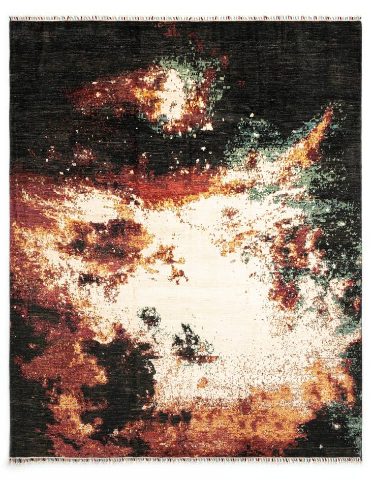 Detail image of 7' 10 x 9' 10 Rubin Wool Rug