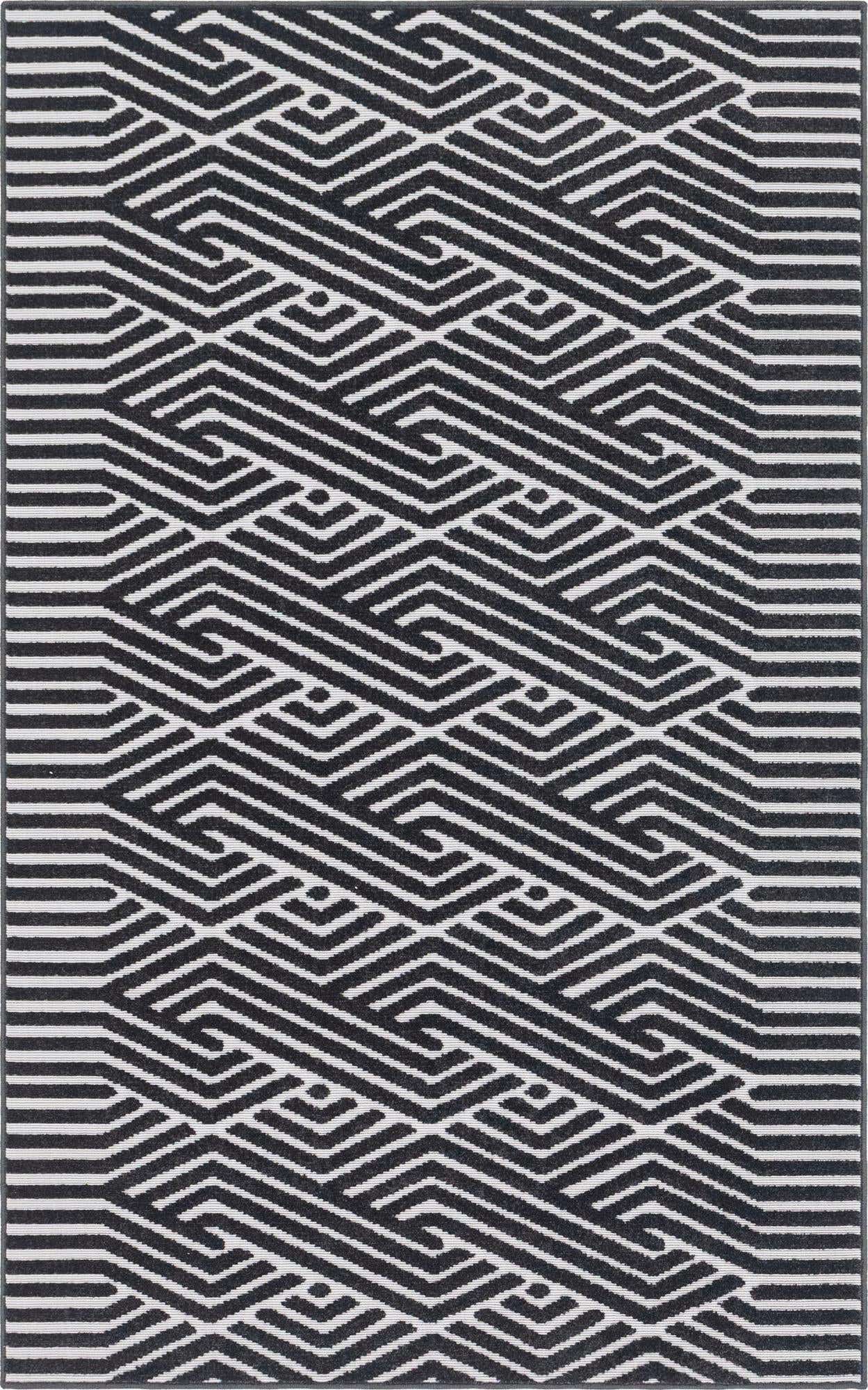 5' x 8' Easy-Clean Sabrina Soto Hudson Indoor / Outdoor Rug