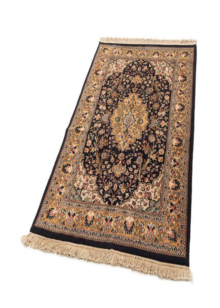 4' 4 x 6' 5 Hand Knotted Sarough Oriental Wool Rug