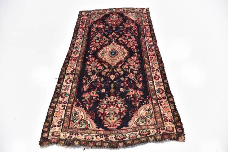 Detail image of 3' 5 x 6' Hand Knotted Shahrbaft Persian Wool Rug