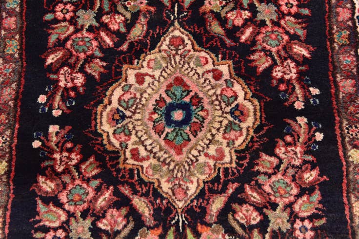 Detail image of 3' 5 x 6' Hand Knotted Shahrbaft Persian Wool Rug