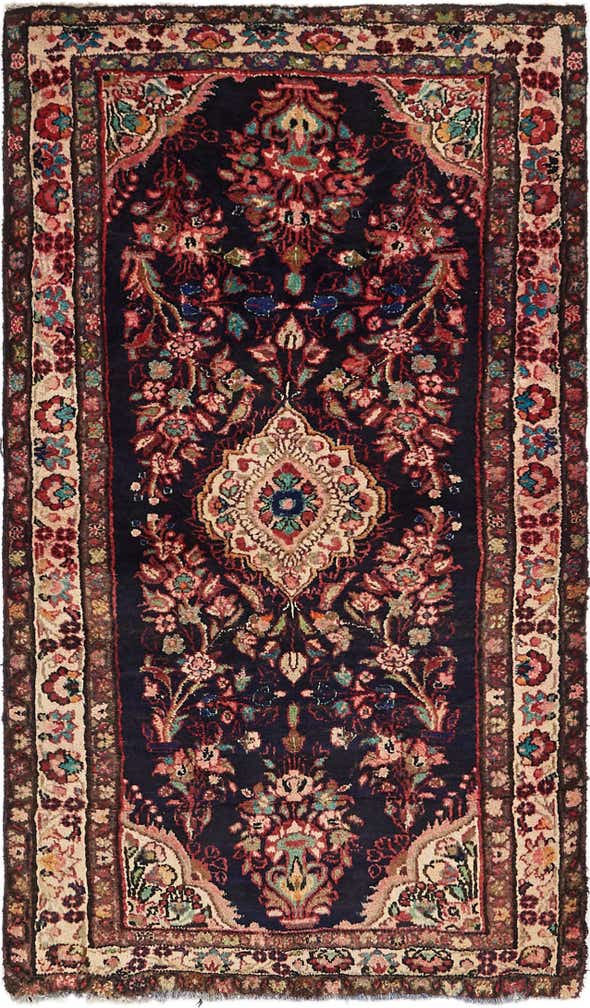 3' 5 x 6' Hand Knotted Shahrbaft Persian Wool Rug