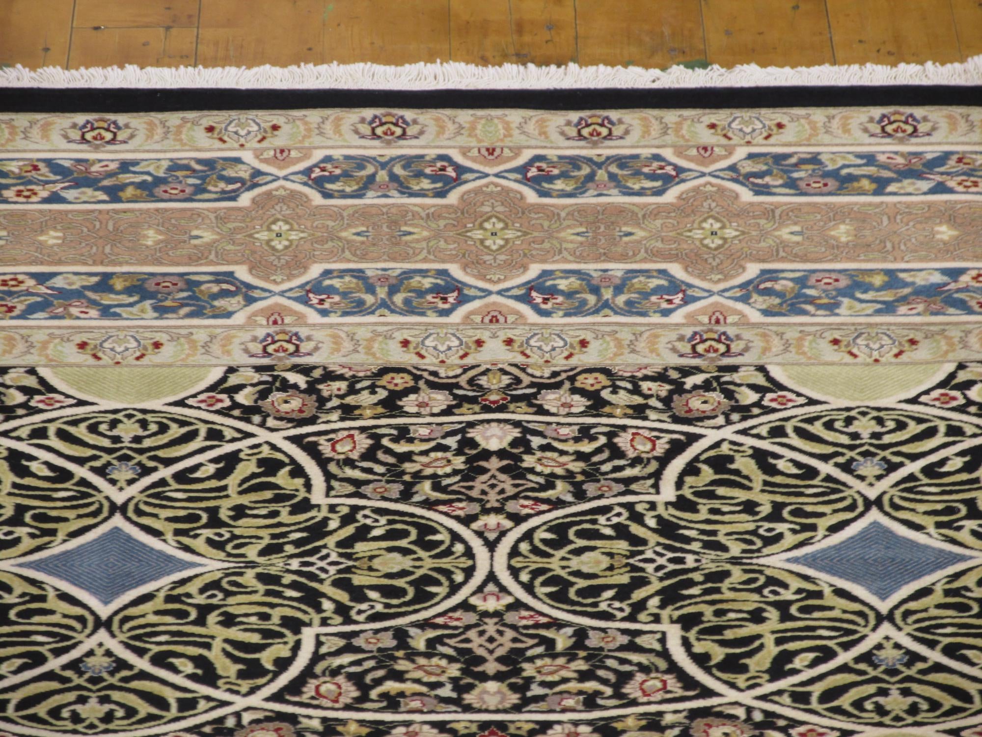 9' x 12' 1 Hand Knotted Tabriz Hadji Jalili Oriental Rug