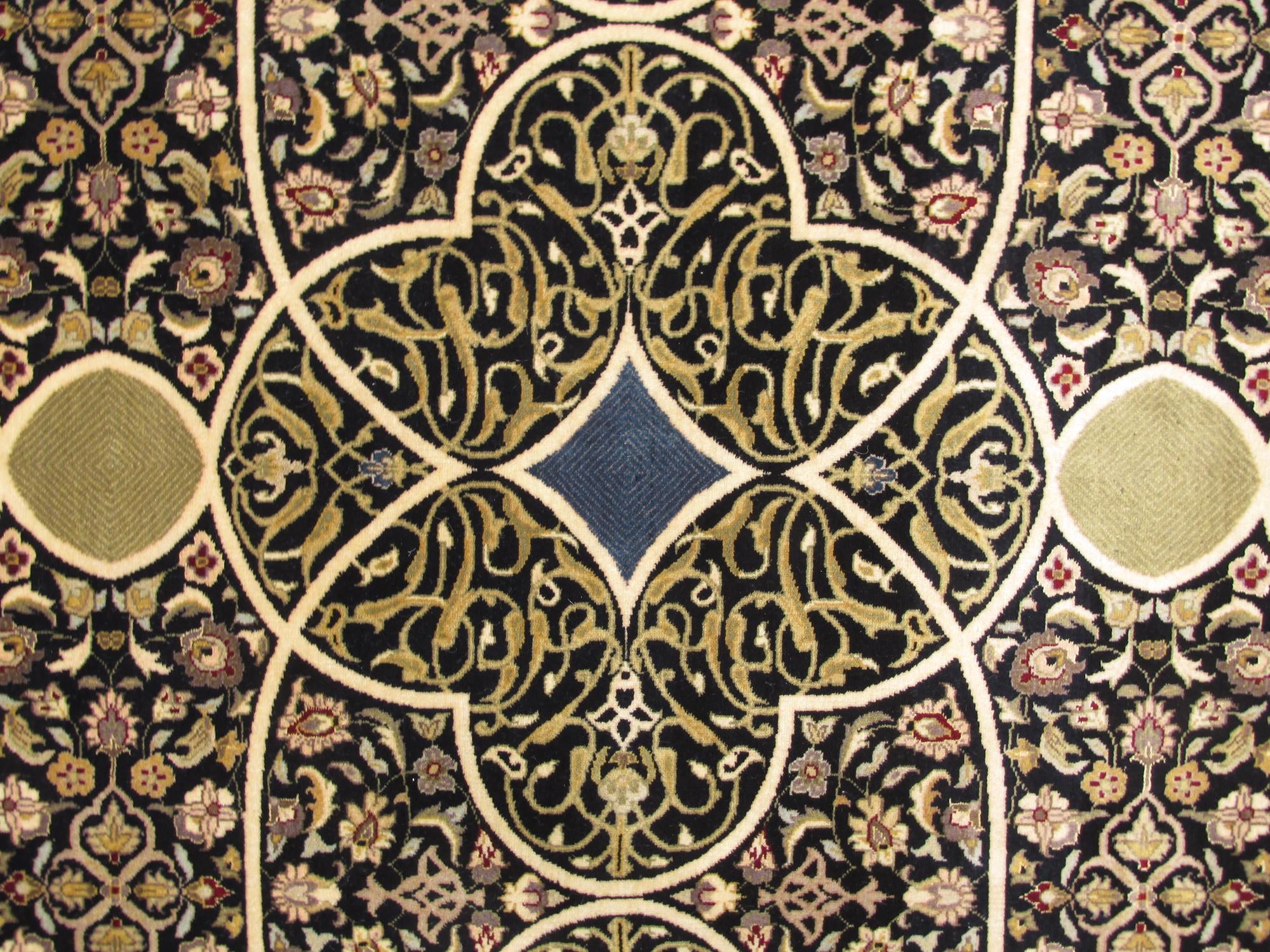 9' x 12' 1 Hand Knotted Tabriz Hadji Jalili Oriental Rug