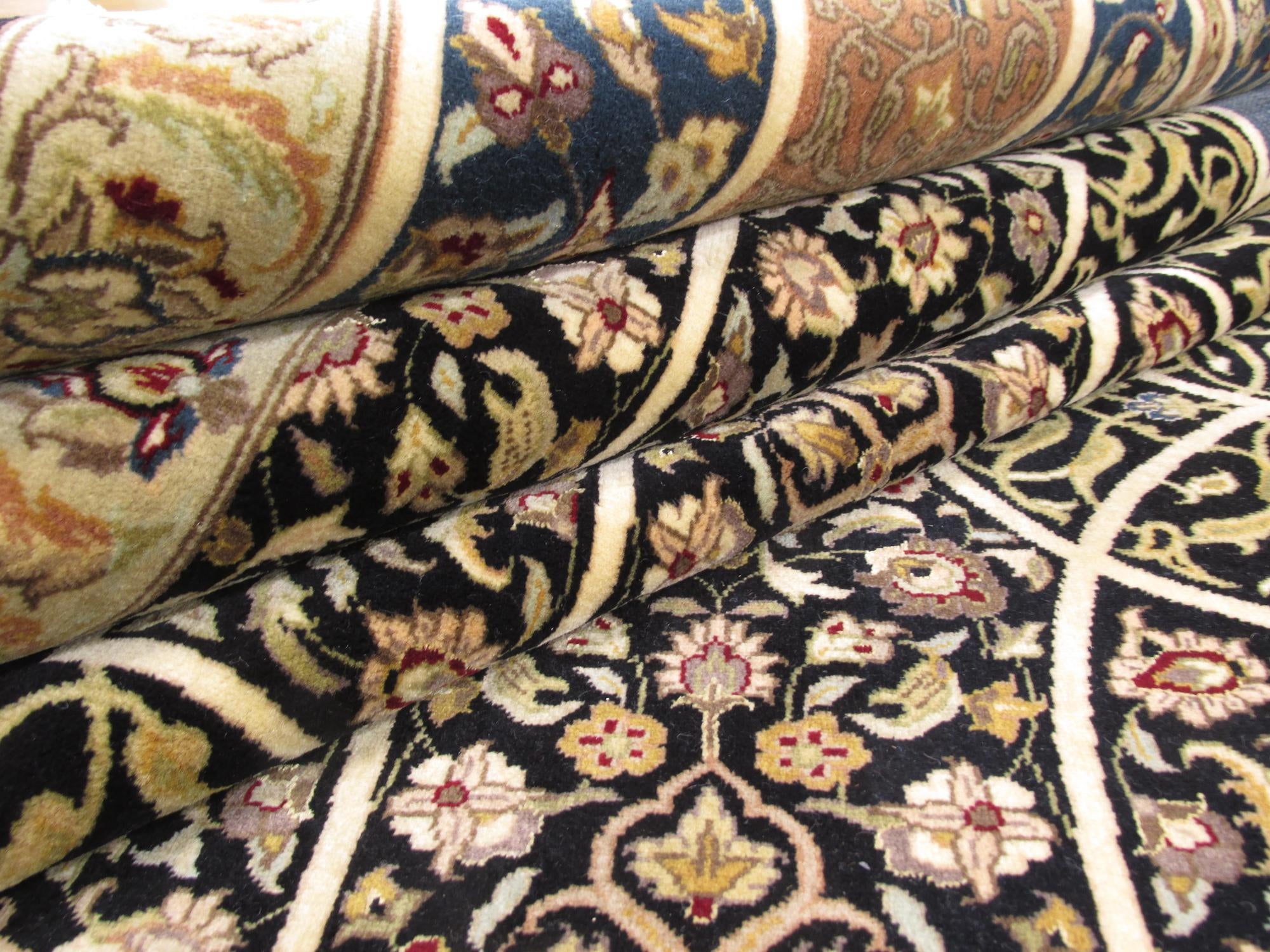 9' x 12' 1 Hand Knotted Tabriz Hadji Jalili Oriental Rug