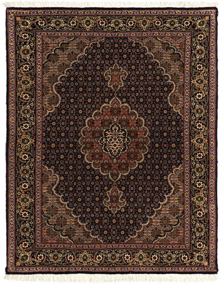 Detail image of 3' 4 x 5' Tabriz Mahi Rug