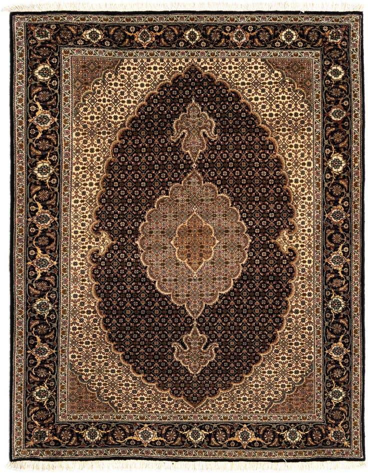 Detail image of 3' 6 x 5' Tabriz Mahi Rug