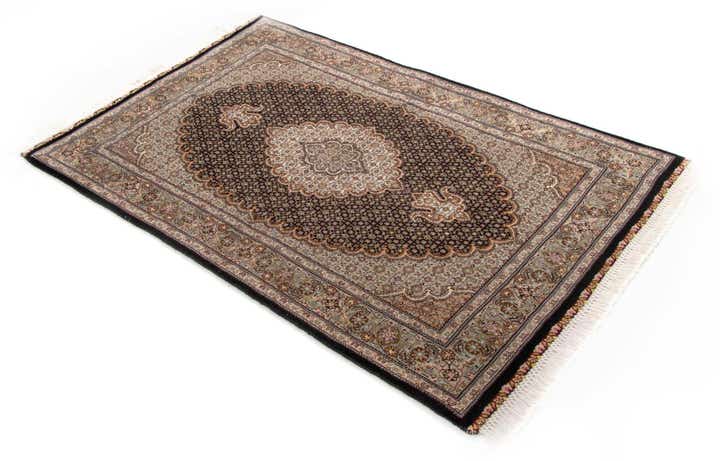 3' 3 x 5' 1 Hand Knotted Tabriz Mahi Persian Wool Rug