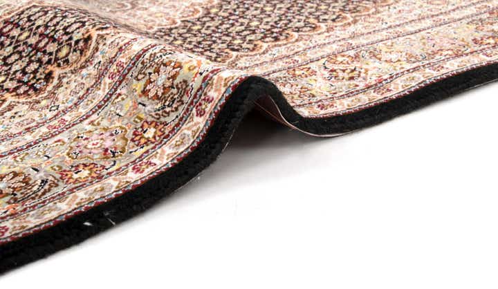 3' 3 x 5' 1 Hand Knotted Tabriz Mahi Persian Wool Rug