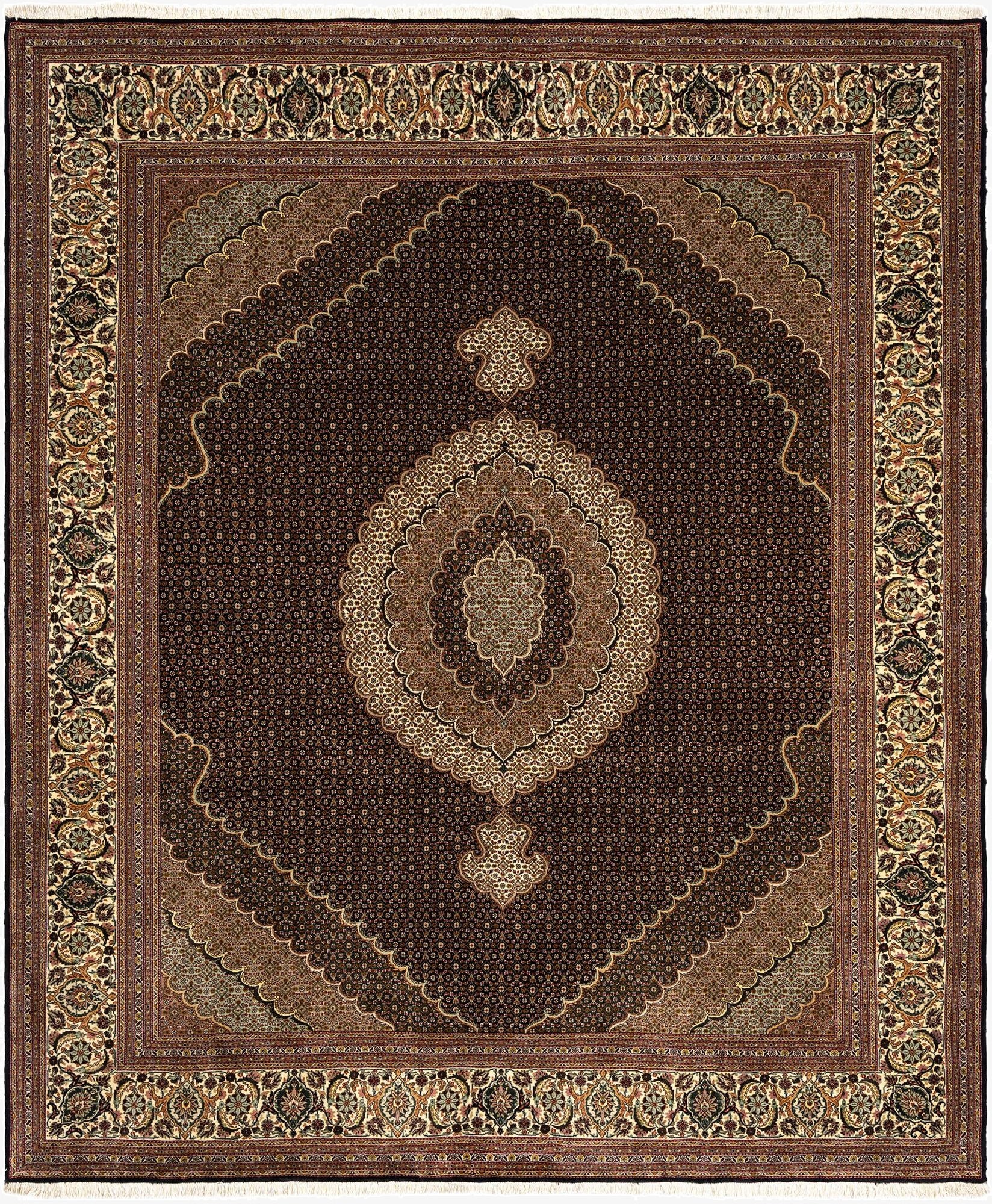 8' 4 x 9' 8 Tabriz Mahi Rug