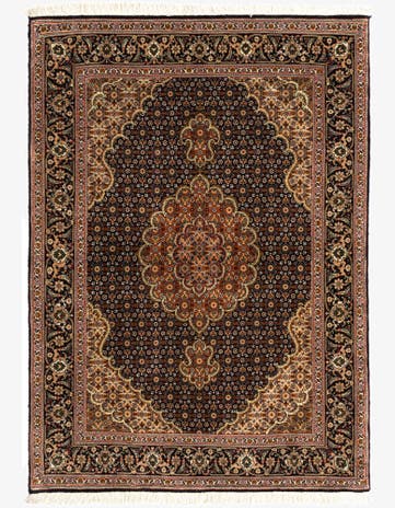 3' 4 x 4' 10 Tabriz Mahi Rug