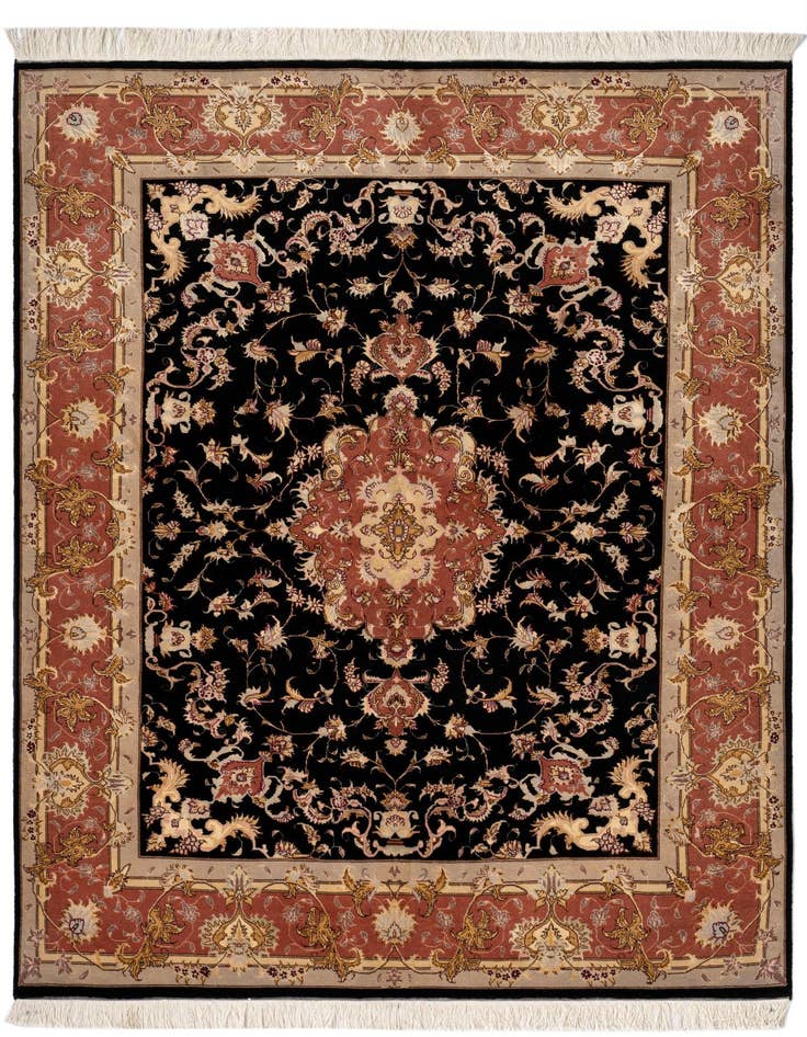 Detail image of 5' x 6' 7 Tabriz Rug