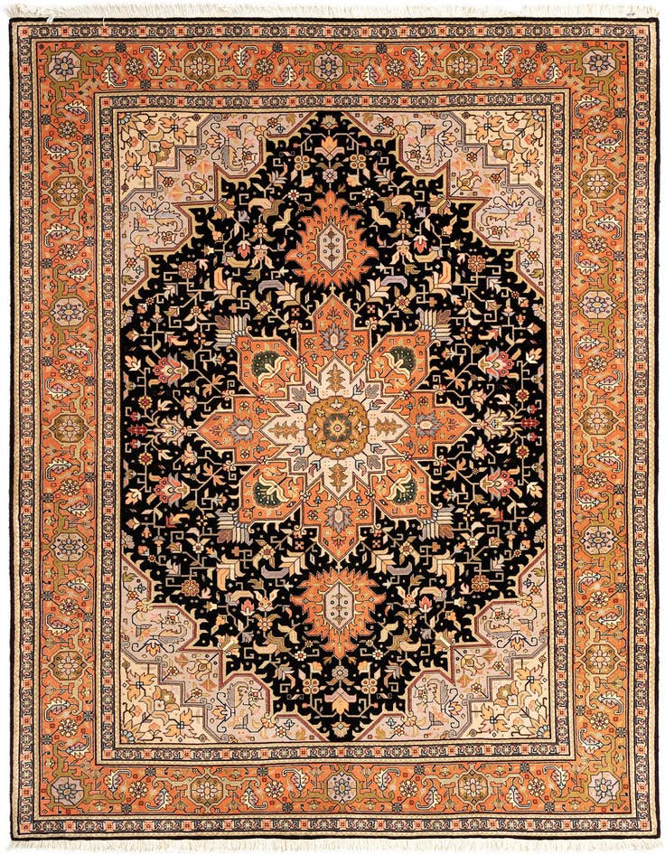Detail image of 4' 11 x 7' Tabriz Rug