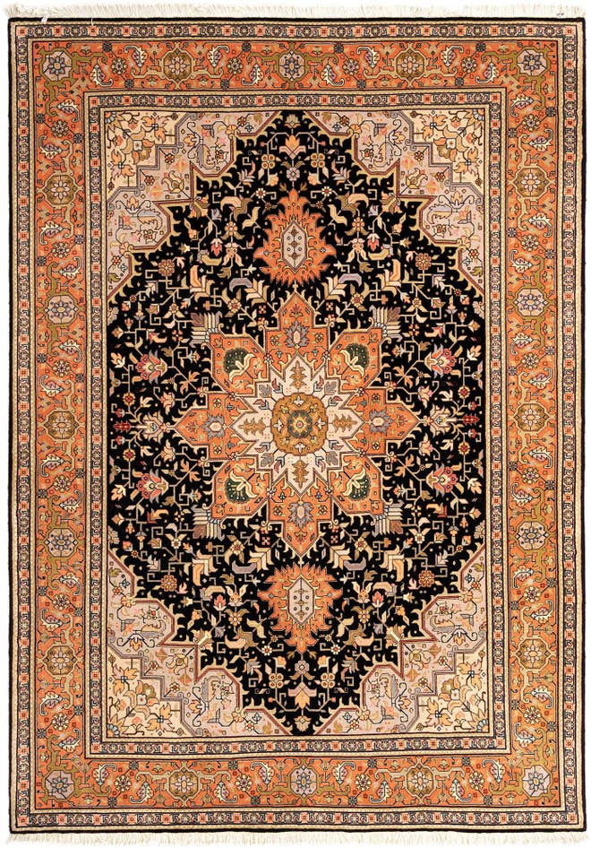 Detail image of 4' 11 x 7' Tabriz Rug