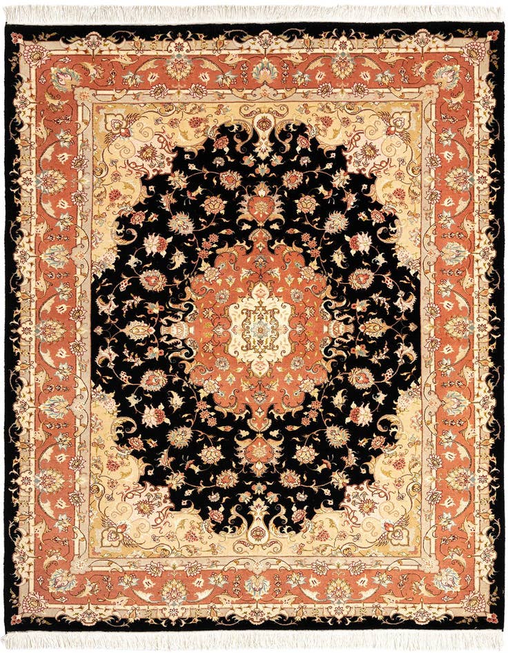 Detail image of 5' 6 x 8' Tabriz Rug