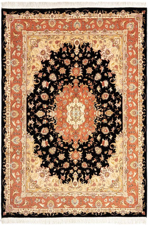 Detail image of 5' 6 x 8' Tabriz Rug