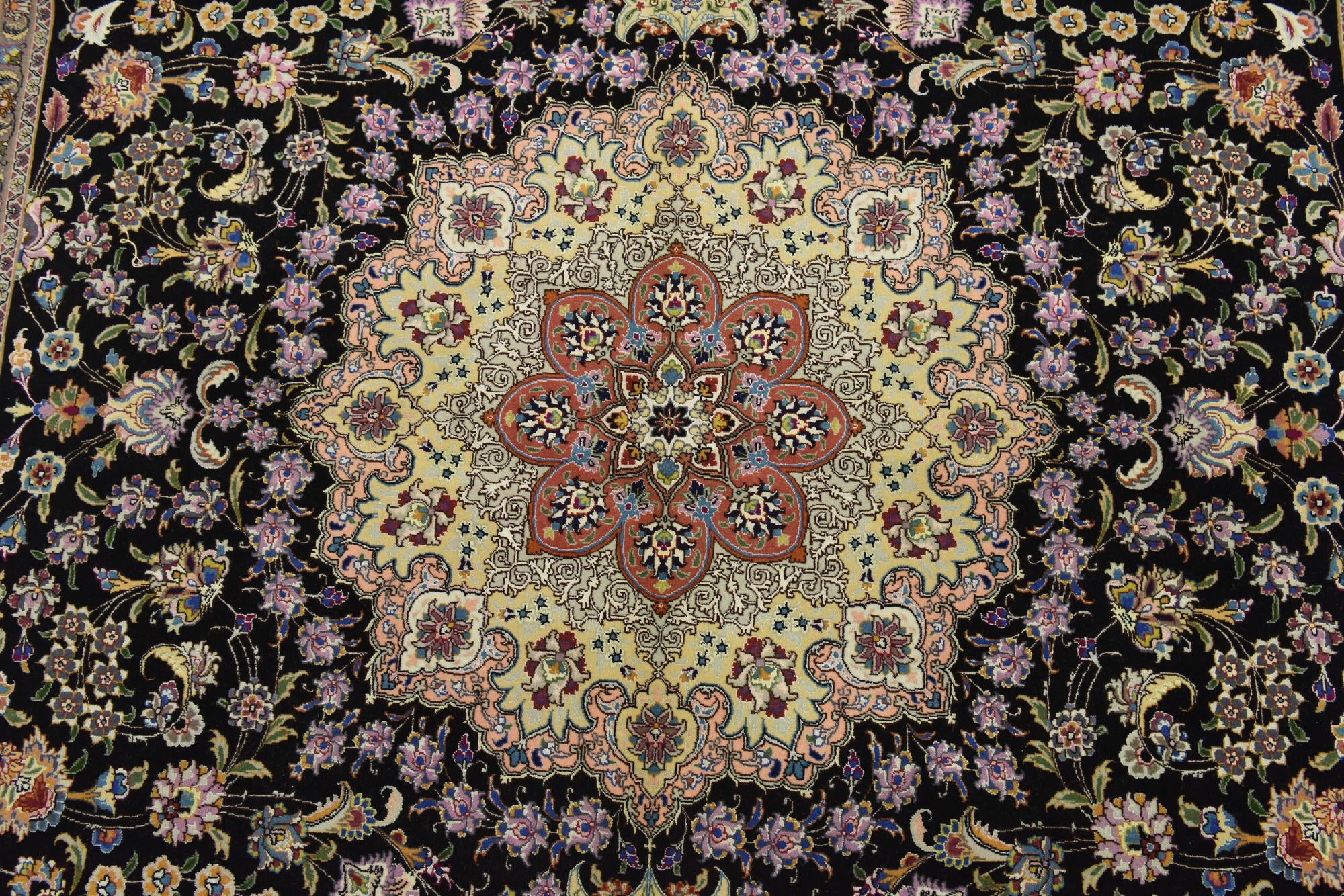 6' 6 x 10' Hand Knotted Tabriz Persian Rug