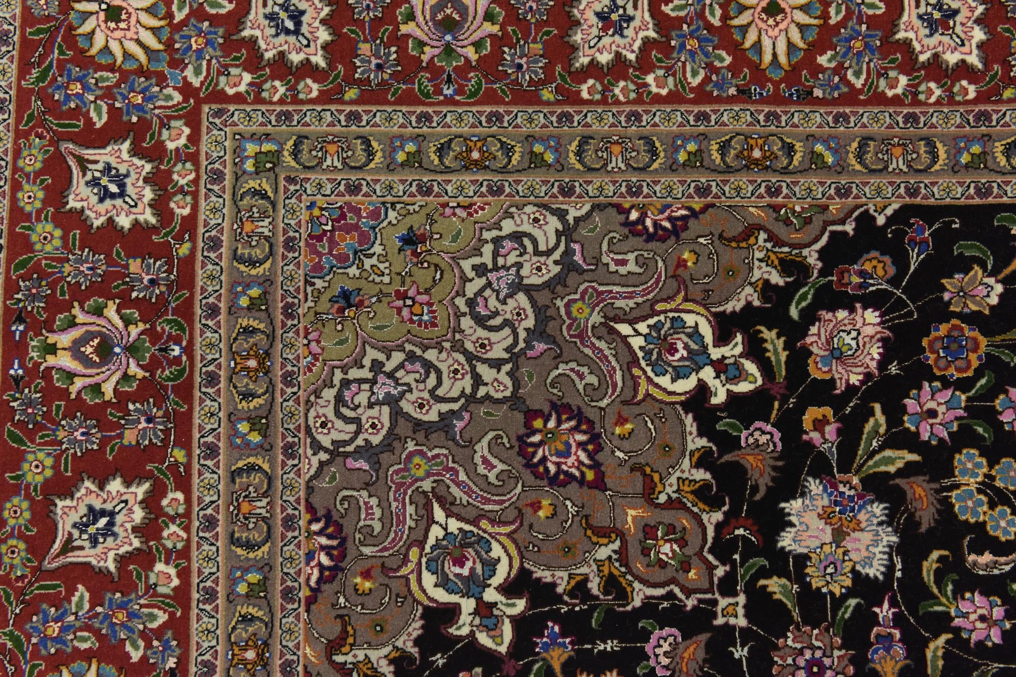 6' 6 x 10' Hand Knotted Tabriz Persian Rug